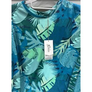 world wide‎ sportsman NWT floral fishing shirt women's large